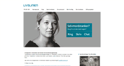 Desktop Screenshot of livslinien.dk